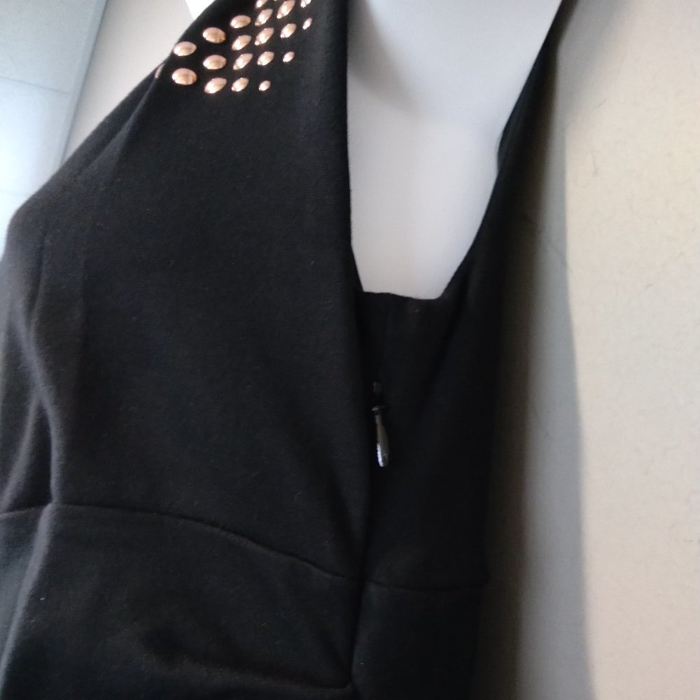 EXPRESS Black Studded Bodycon Party Dress size 6 - Picture 5 of 10